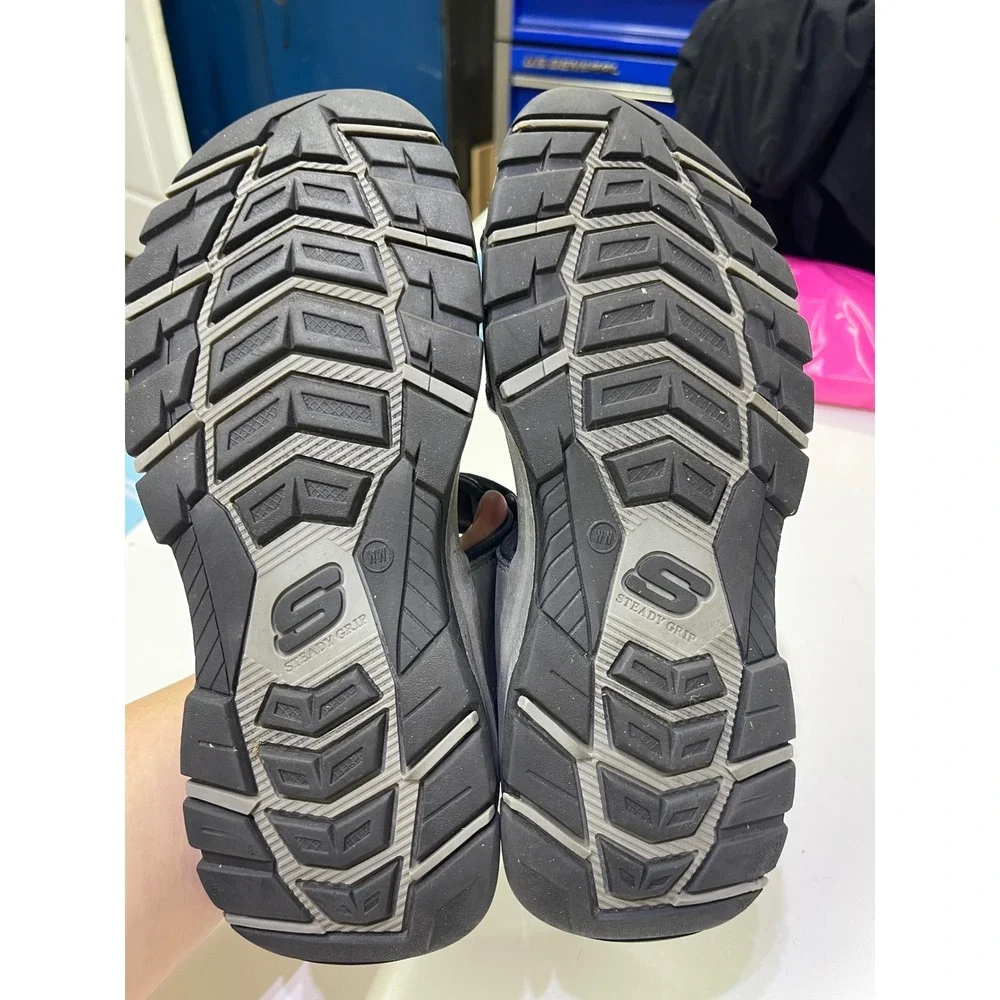Skechers Hands Free Slip-ins Sandals Mens 10 Extra Wide Fit Charcoal 205289WW